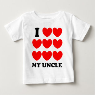 I Liebe mein Onkel Baby T-shirt