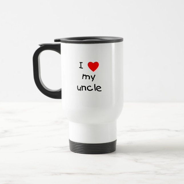 I Liebe mein Onkel Reisebecher (Links)