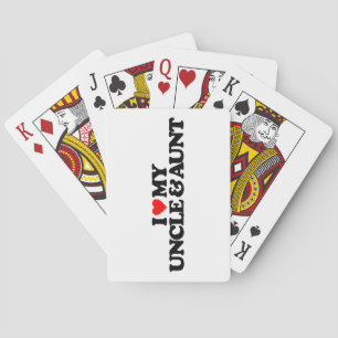I LIEBE MEIN ONKEL U. TANTE SPIELKARTEN