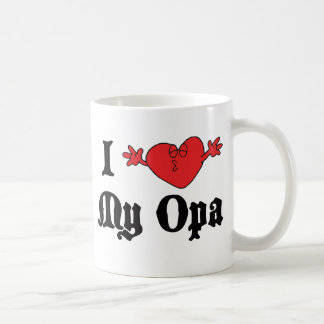 I Liebe mein Opa Geschenk Kaffeetasse