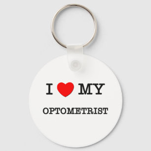 I Liebe mein OPTOMETRIKER Schlüsselanhänger