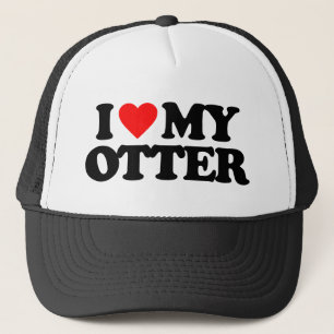 I LIEBE MEIN OTTER TRUCKERKAPPE