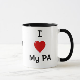 I Liebe mein PA und meine PA-Lieben ich! Tasse