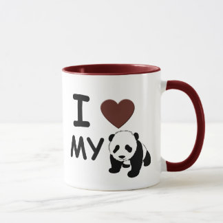 I LIEBE MEIN PANDA TASSE
