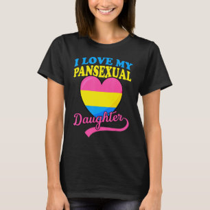 I Liebe Mein Pansexual-Tochter-Vater für Niedliche T-Shirt