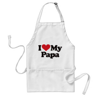 I Liebe mein Papa Schürze