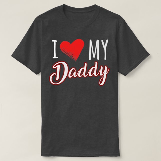 i Liebe mein Papa T-Shirt (Design vorne)