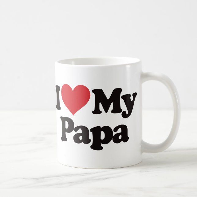 I Liebe mein Papa Tasse (Rechts)
