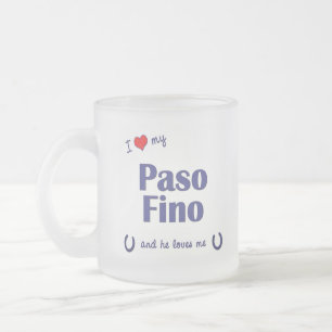 I Liebe mein Paso Fino (männliches Pferd) Mattglastasse