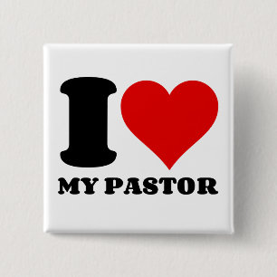 I LIEBE MEIN PASTOR BUTTON