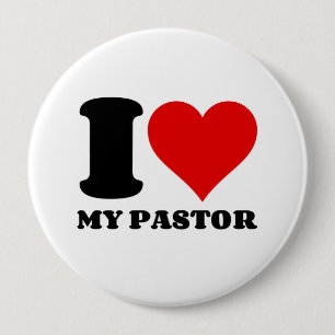 I LIEBE MEIN PASTOR BUTTON