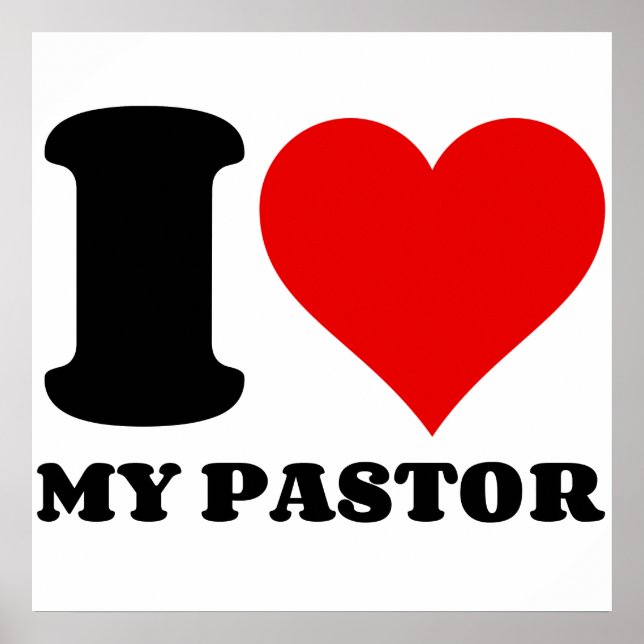 I LIEBE MEIN PASTOR POSTER (Vorne)
