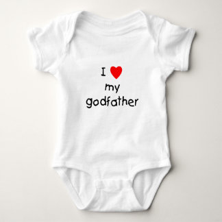 I Liebe mein Pate Baby Strampler