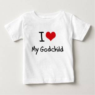 I Liebe mein Patentkind Baby T-shirt
