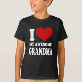 I Liebe Mein Phantastischer Oma T - Shirt Grandkid