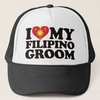 I Liebe mein philippinischer Bräutigam Truckerkappe