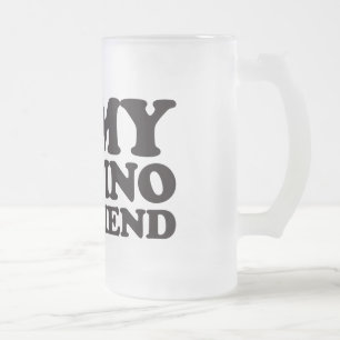 I Liebe mein philippinischer Freund Mattglas Bierglas