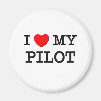 I Liebe mein PILOT Magnet