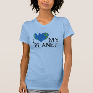 I Liebe mein Planet Damen T - Shirts