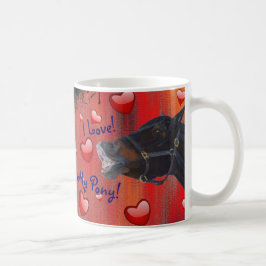 I Liebe mein Pony! Niedlicher Reiter Tasse