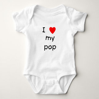 I Liebe mein Pop Baby Strampler