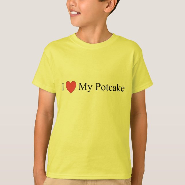 I Liebe mein Potcake T-Shirt (Vorderseite)
