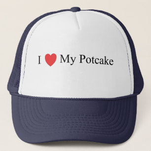 I Liebe mein Potcake Truckerkappe