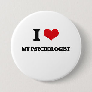 I Liebe mein Psychologe Button