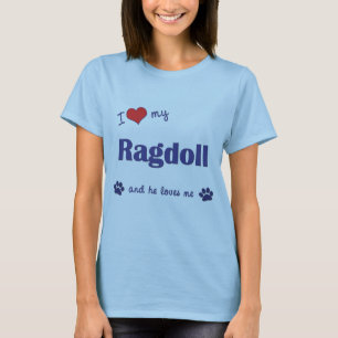 I Liebe mein Ragdoll (männliche Katze) T-Shirt
