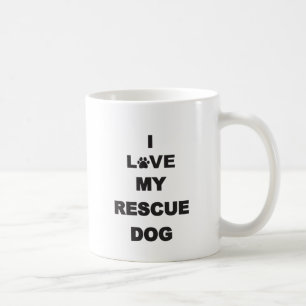 I Liebe mein Rettungs-Hund Tasse