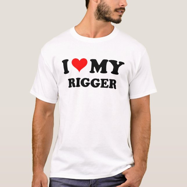 I Liebe mein Rigger T-Shirt (Vorderseite)