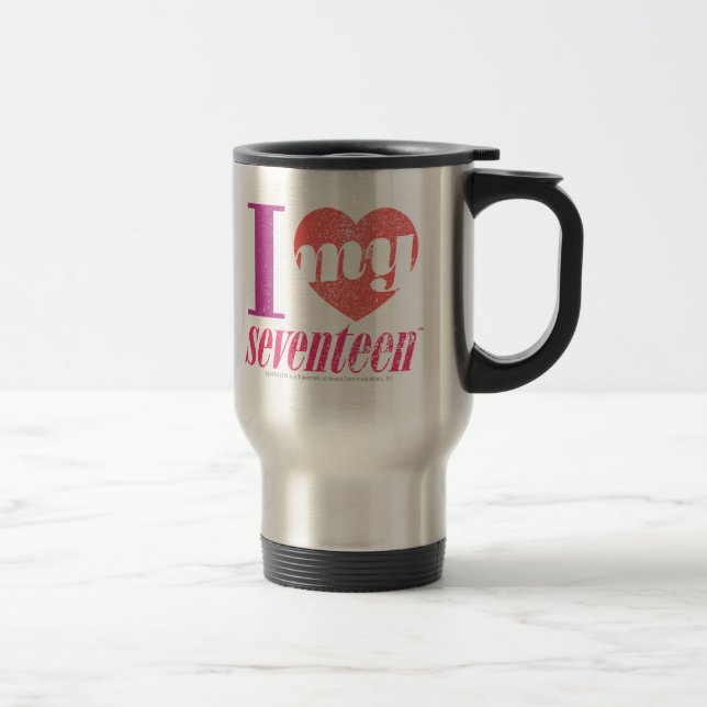 I Liebe mein Rosa 17 Reisebecher (Rechts)