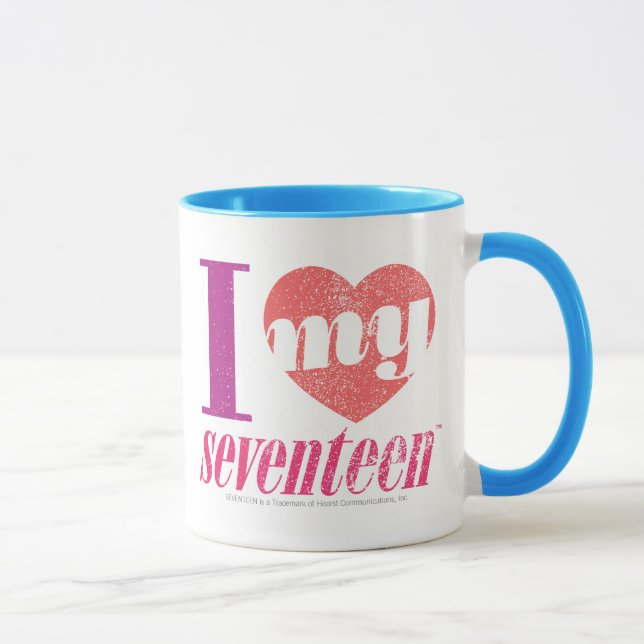 I Liebe mein Rosa 17 Tasse (Rechts)