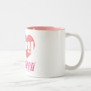 I Liebe mein Rosa 17 Zweifarbige Tasse