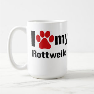 I Liebe mein Rottweiler Tasse