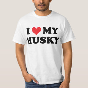I Liebe mein Schlittenhund T-Shirt