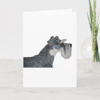 I Liebe mein Schnauzer Karte