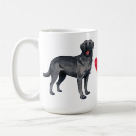 I Liebe mein schwarzer Labrador Tasse