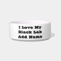 I Liebe Mein schwarzes Labor Name hinzufügen