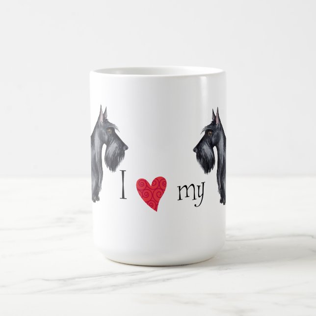 I Liebe mein Scottie Tasse (Mittel)