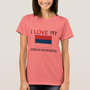 I Liebe mein Serbian-Freund T-Shirt