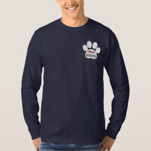 I Liebe mein Service-Hund T-Shirt