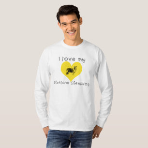 i Liebe mein Shetland Sheepdog T-Shirt