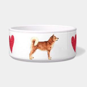 I Liebe mein Shiba Inu Napf