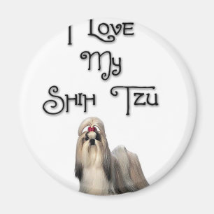 I Liebe mein Shih Tzu Magnet