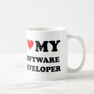 I Liebe mein Software-Entwickler Tasse