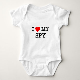 I Liebe mein SPION Baby Strampler