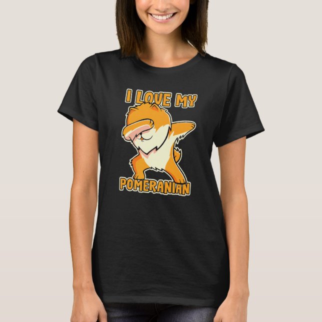 I Liebe Mein Spitz Spitz T-Shirt (Vorderseite)