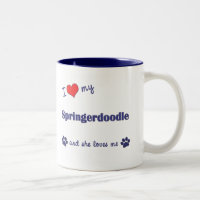 I Liebe mein Springerdoodle (weiblicher Hund)