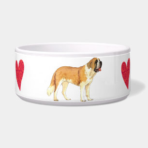 I Liebe mein St. Bernard Napf